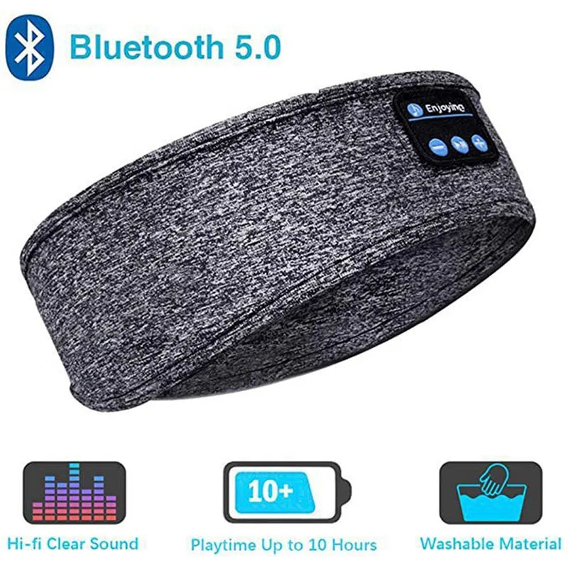 ZenBeats™ Bluetooth Earphones Sports Sleeping Headband Elastic Wireless Headphones Music Eye Mask Wireless Bluetooth Headset Headband