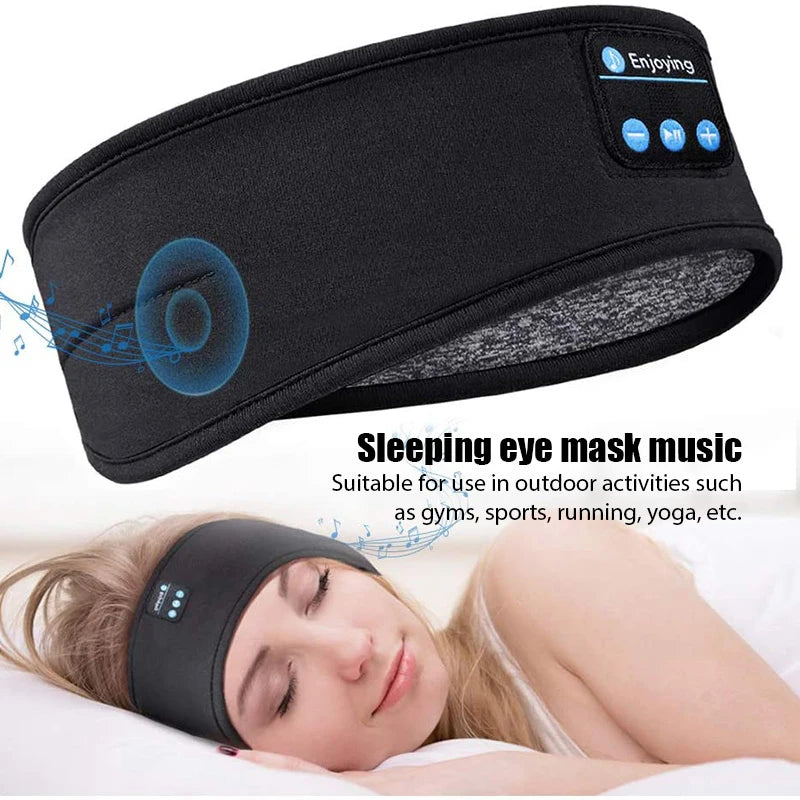 ZenBeats™ Bluetooth Earphones Sports Sleeping Headband Elastic Wireless Headphones Music Eye Mask Wireless Bluetooth Headset Headband
