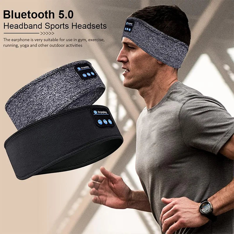 ZenBeats™ Bluetooth Earphones Sports Sleeping Headband Elastic Wireless Headphones Music Eye Mask Wireless Bluetooth Headset Headband