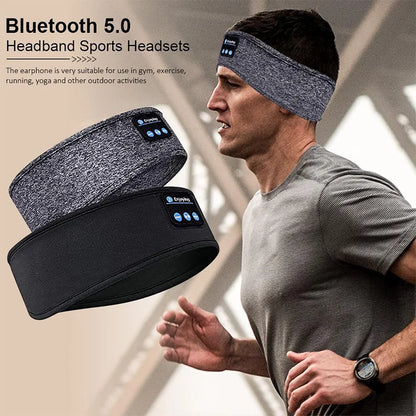 ZenBeats™ Bluetooth Earphones Sports Sleeping Headband Elastic Wireless Headphones Music Eye Mask Wireless Bluetooth Headset Headband