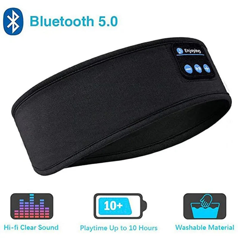 ZenBeats™ Bluetooth Earphones Sports Sleeping Headband Elastic Wireless Headphones Music Eye Mask Wireless Bluetooth Headset Headband
